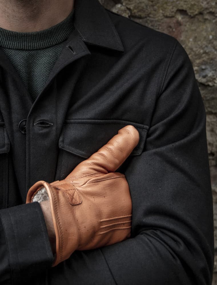 Tällberg Elgskinnhanske Svart, view: 5