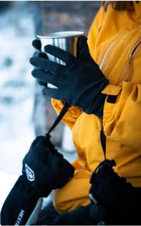 Merino Wool Liner Active 5-finger Koks - view: 3