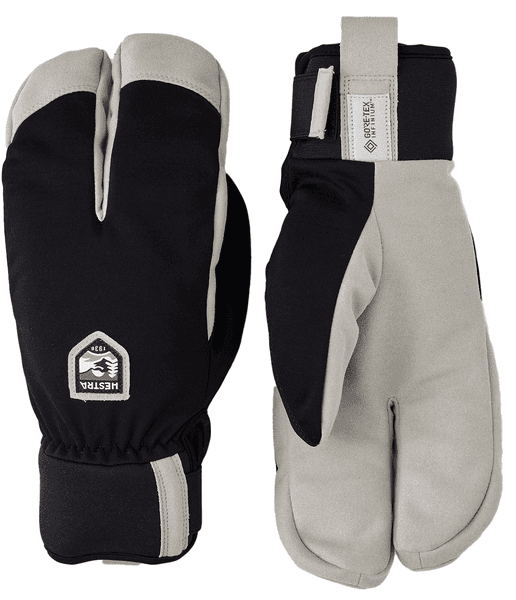 Windstopper Wool Terry Split Mitt Svart, view: 0