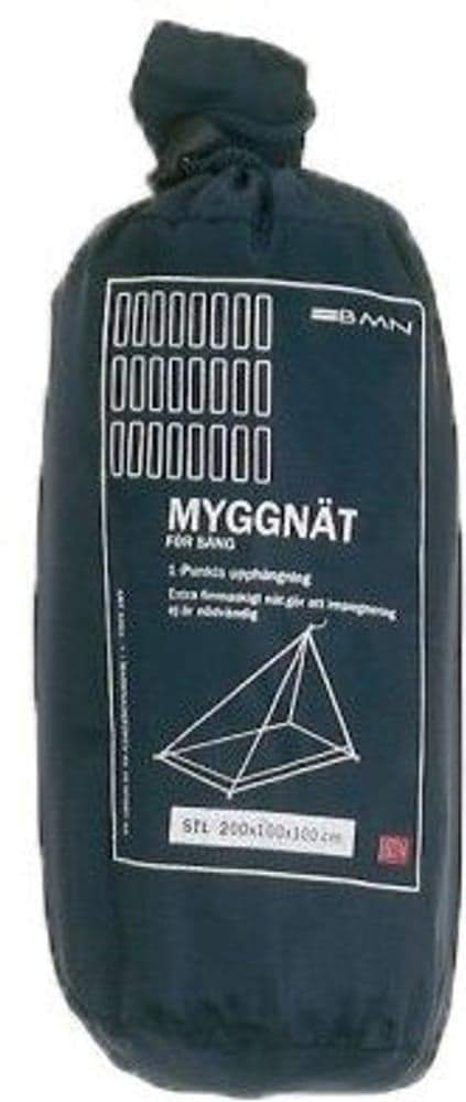 Myggnett for seng 200x120x200 cm (1-punktsoppheng), view: 0
