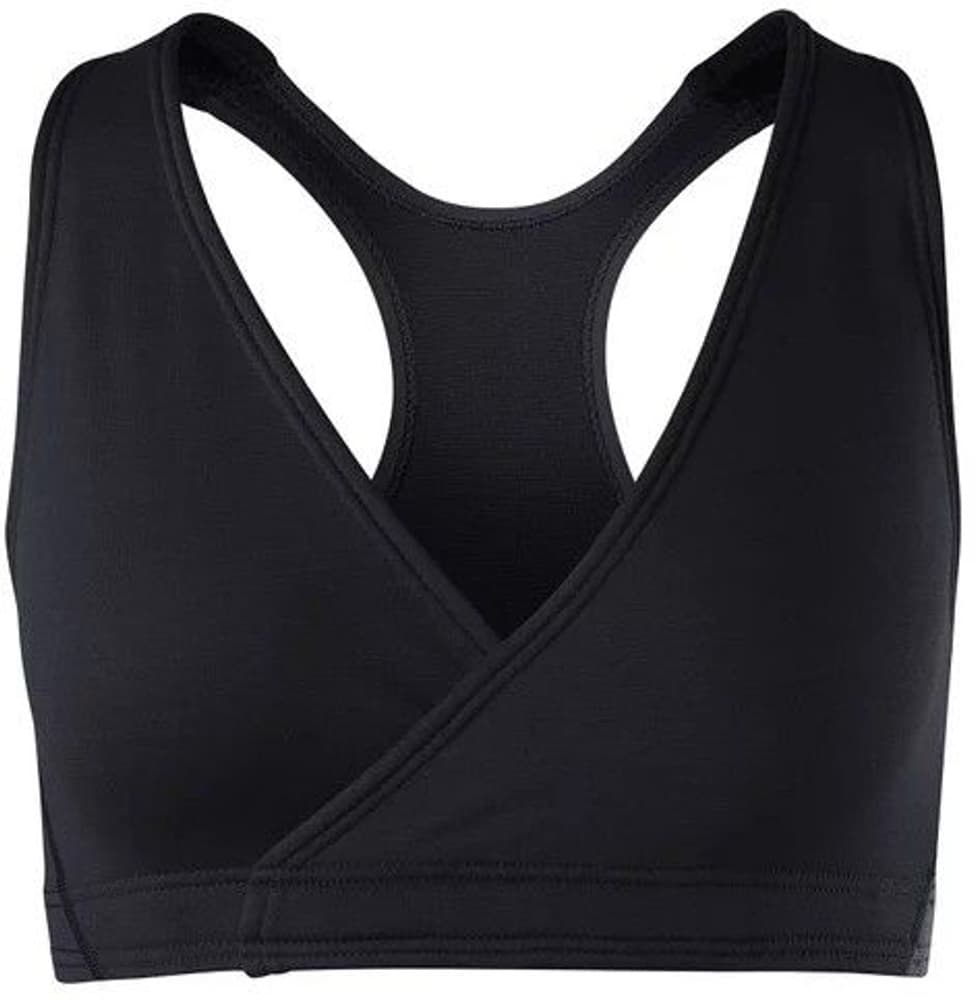 W's Mix Wrap Bra True Black, view: 0