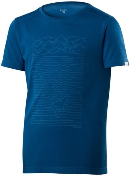Jr Big Up Message Tee Native Blue, view: 0