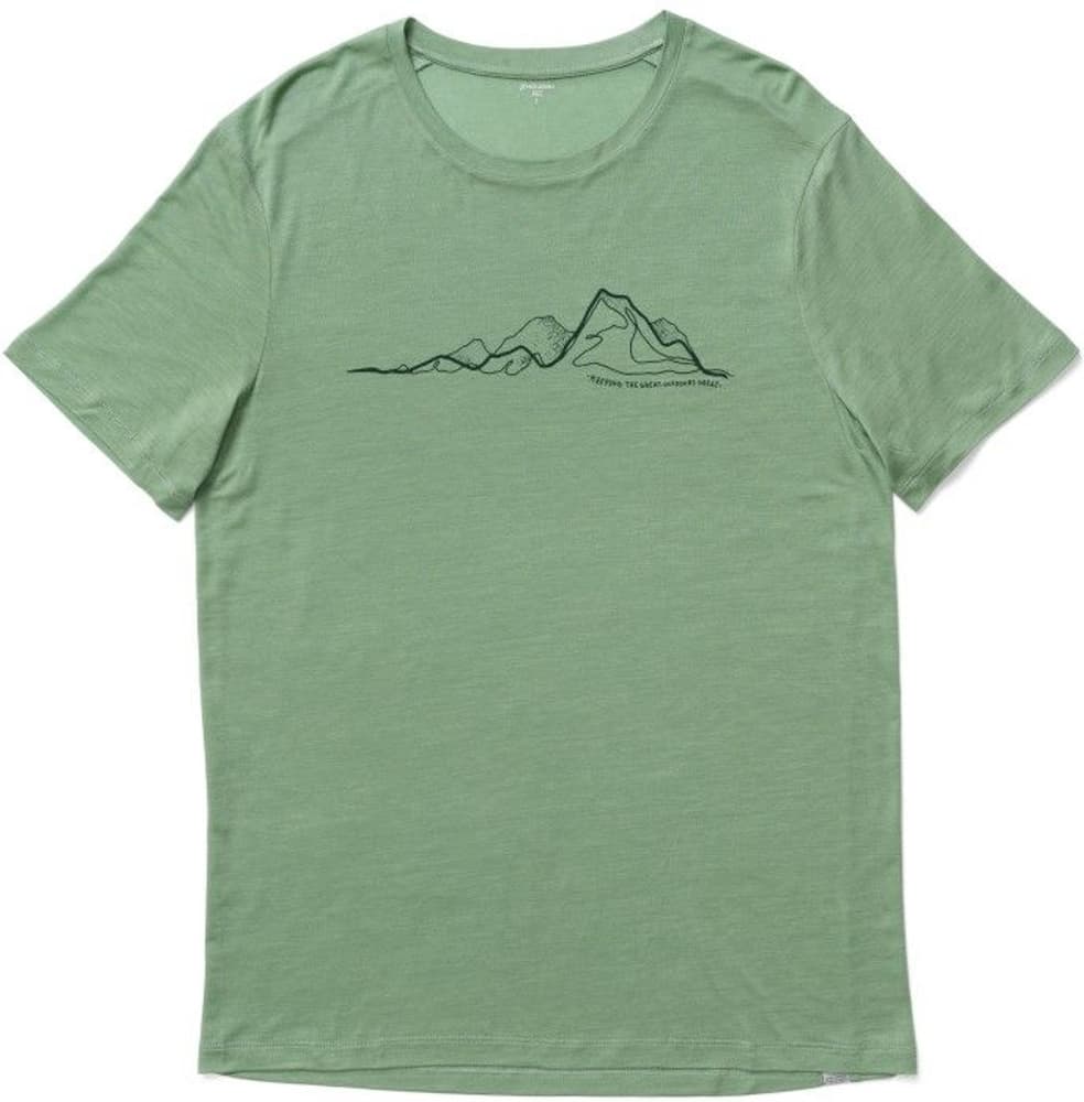 M's Tree Message Tee Ginkgo Green, view: 0
