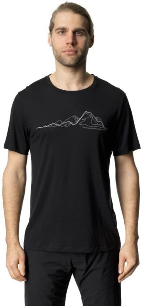 M's Tree Message Tee True Black, view: 1