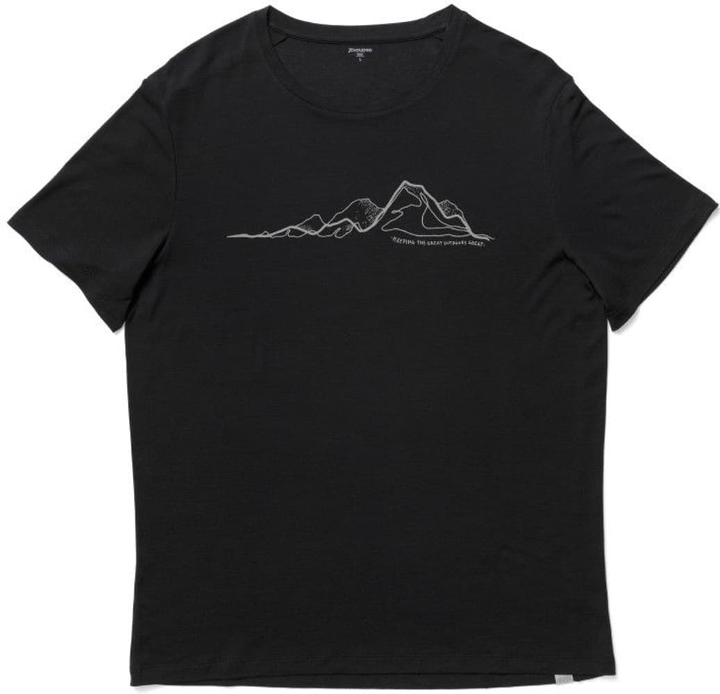 M's Tree Message Tee True Black, view: 0