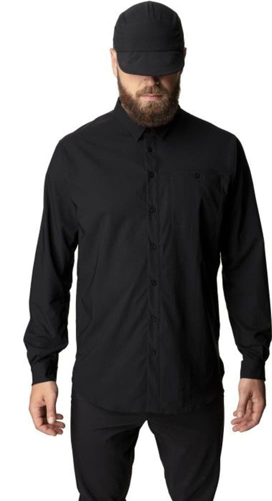 M's Longsleve Shirt True Black, view: 1