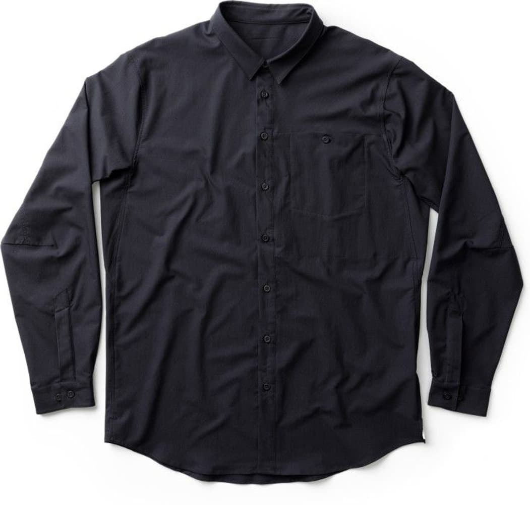 M's Longsleve Shirt True Black, view: 0