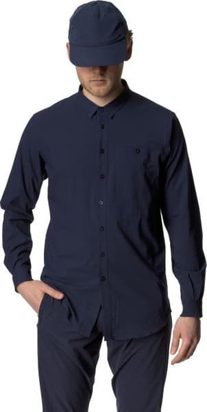 M's Longsleeve Shirt Blue Illusion, view: 3