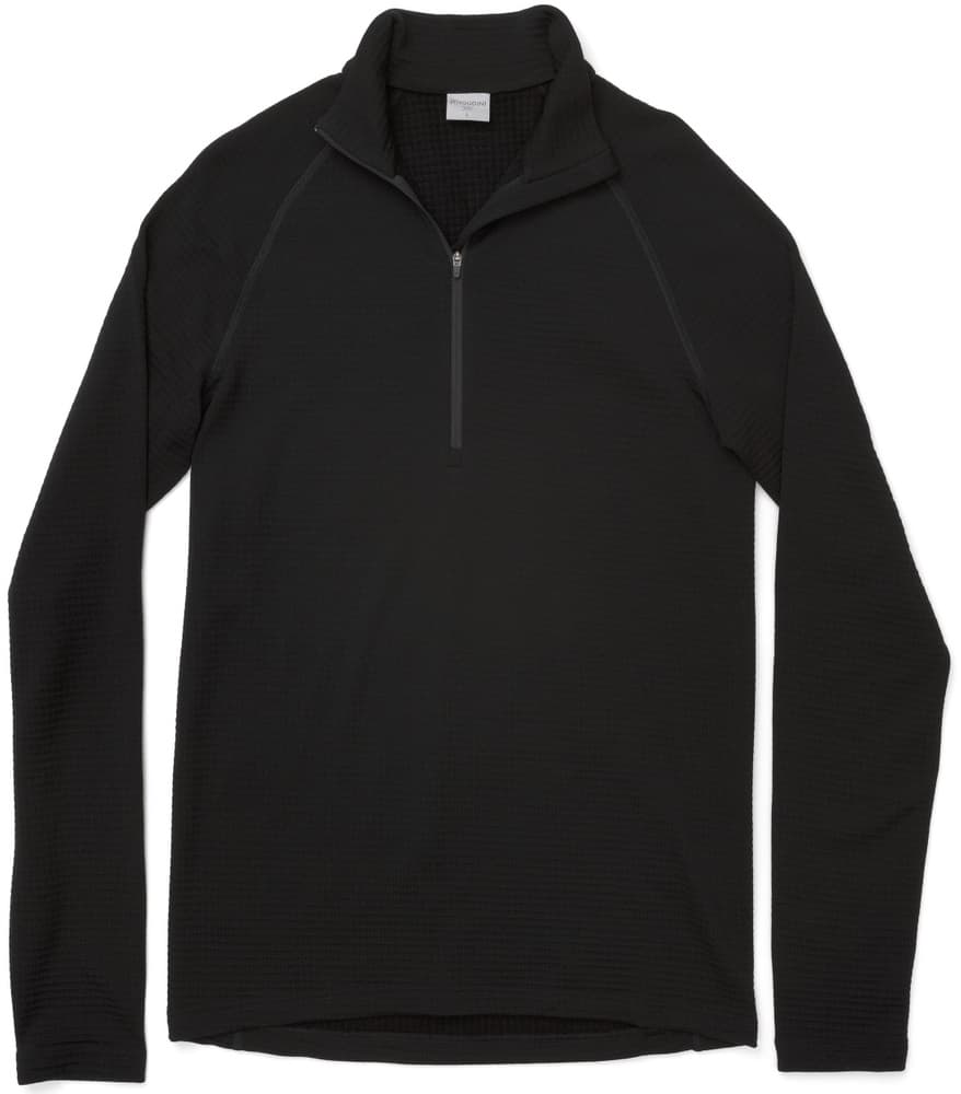 M's Desoli Thermal Half Zip True Black, view: 0