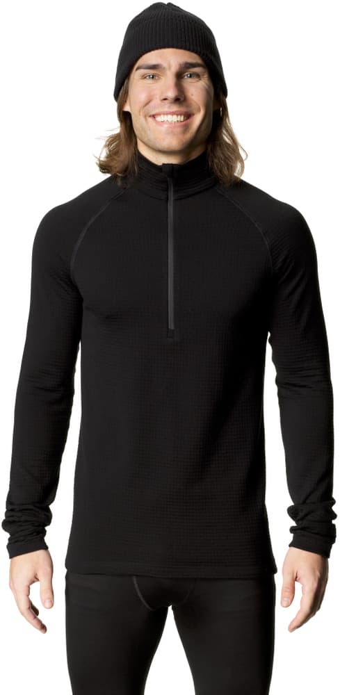 M's Desoli Thermal Half Zip True Black, view: 1
