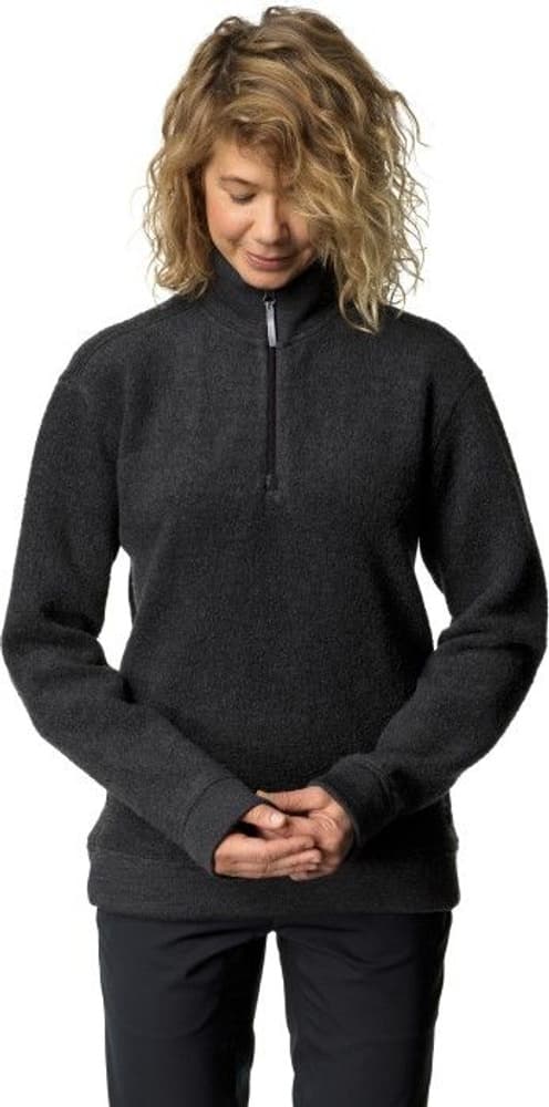 W's Alto Half Zip True Black, view: 2