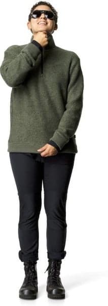 W's Alto Half Zip Merino Mix Willow Green, view: 4