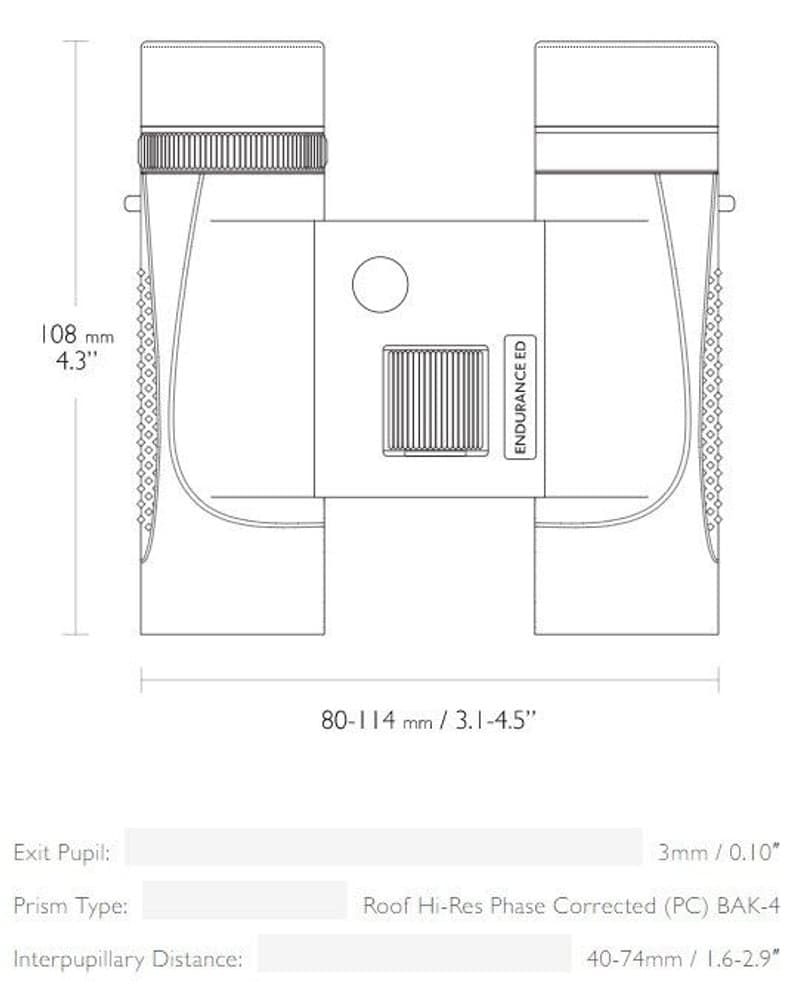 Endurance ED 10X25 Grønn, view: 1