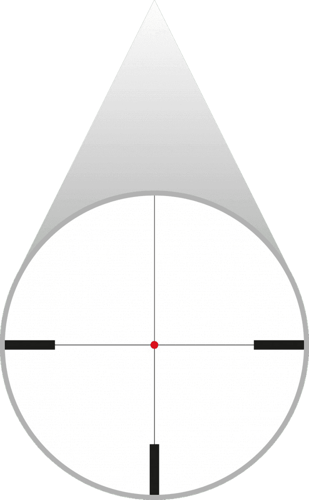 Vantage 30 WA 1-8x24 L4A Fiber Dot Reticle, view: 2