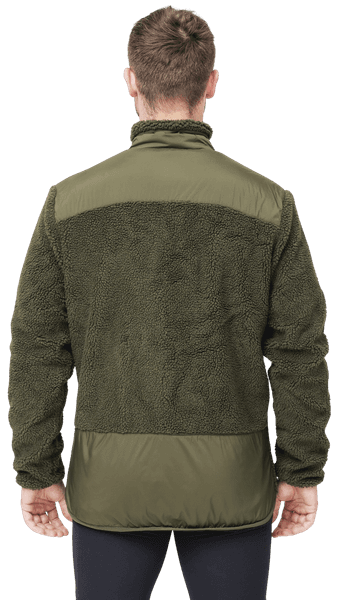 M's Heated Pile Fleece Olive Green, view: 2