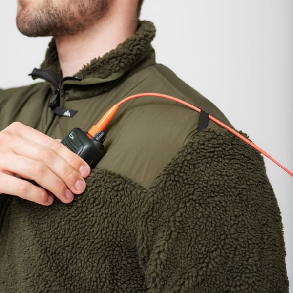 M's Heated Pile Fleece Olive Green, view: 4