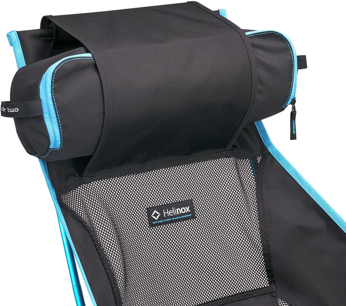 Chair Two Black/Cyan Blue, view: 3