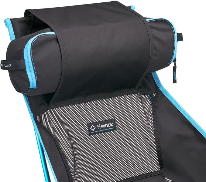 Chair Two Black/Cyan Blue, view: 3