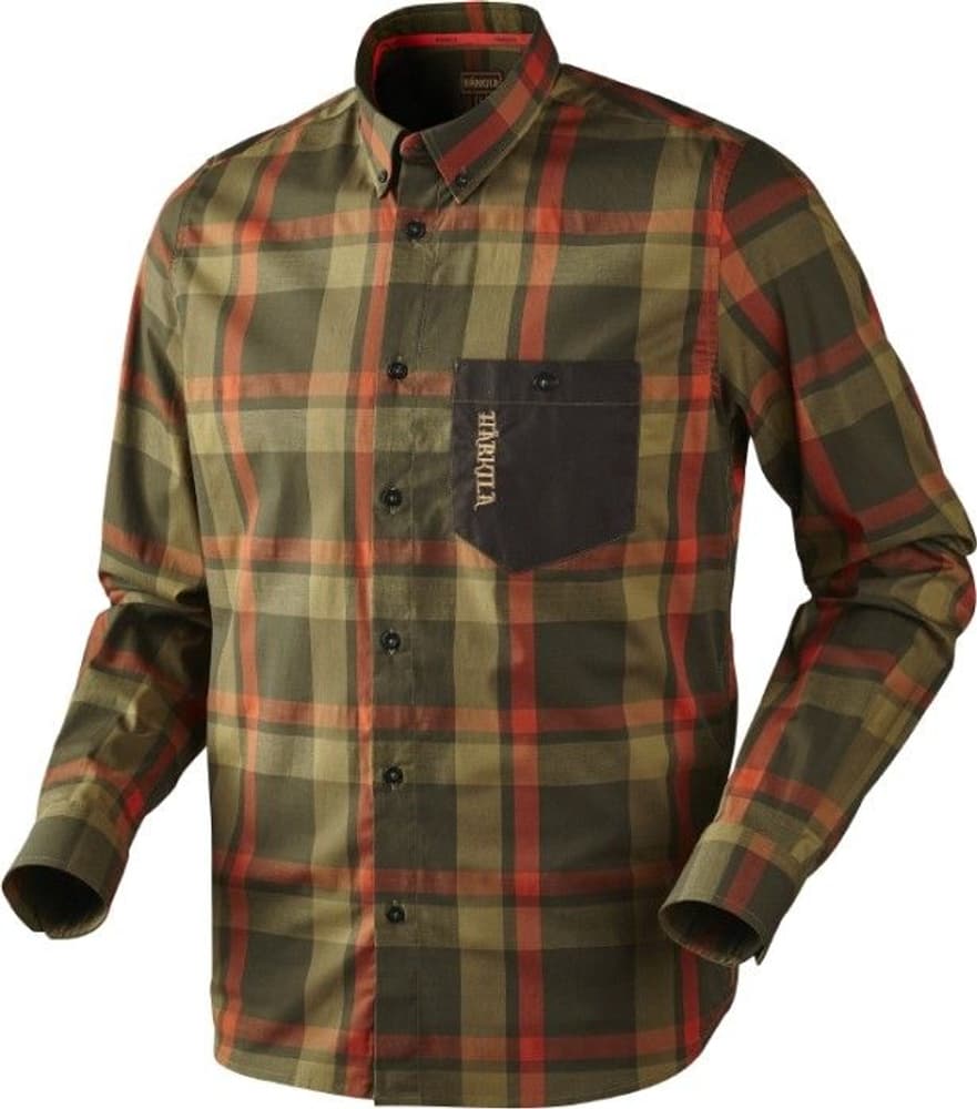 Amlet Skjorte Skogsgrønn Check, view: 0