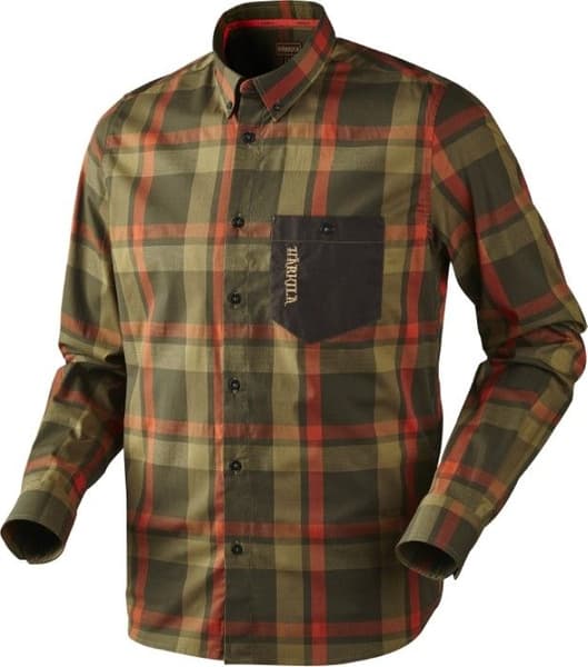 Amlet Skjorte Skogsgrønn Check, view: 0