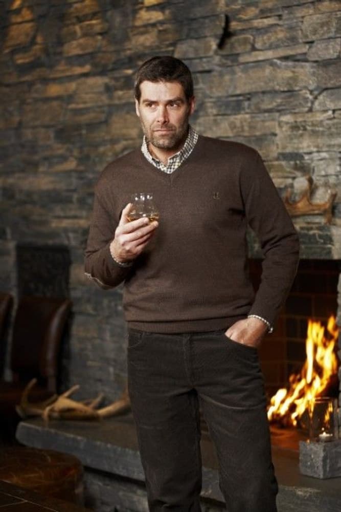 Jari Pullover Shadow/Brown Melange, view: 2