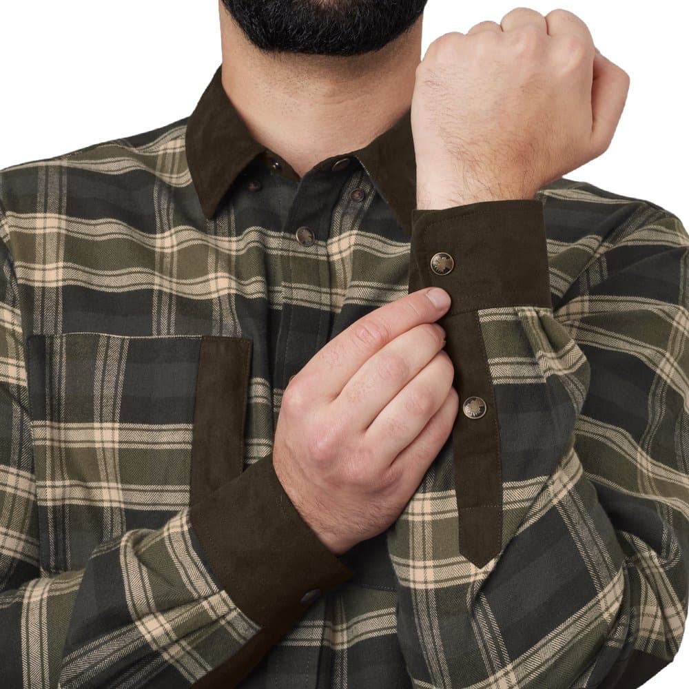 Aivak L/S Skjorta Autumn Orange Check, view: 1