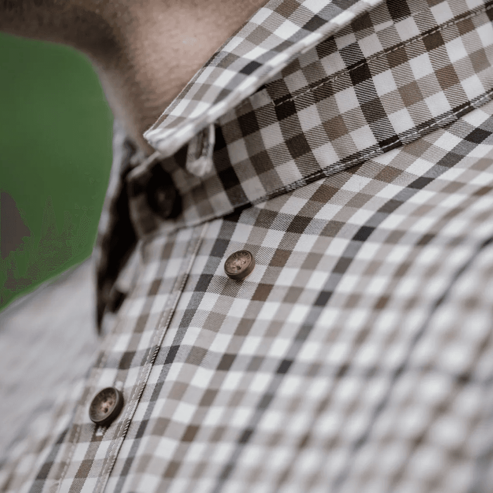 Milford Shirt Blue/Beige Check, view: 3