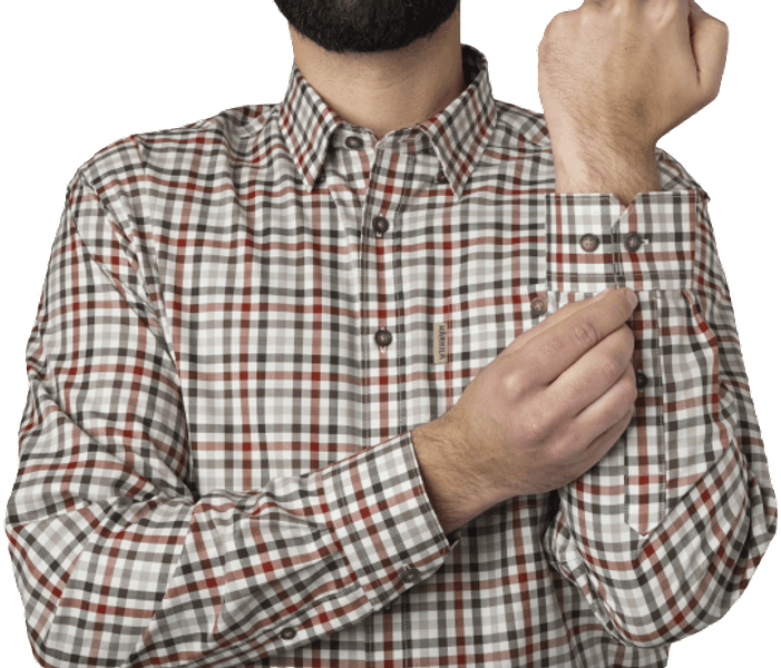 Milford Shirt Bloodstone Red/White, view: 2