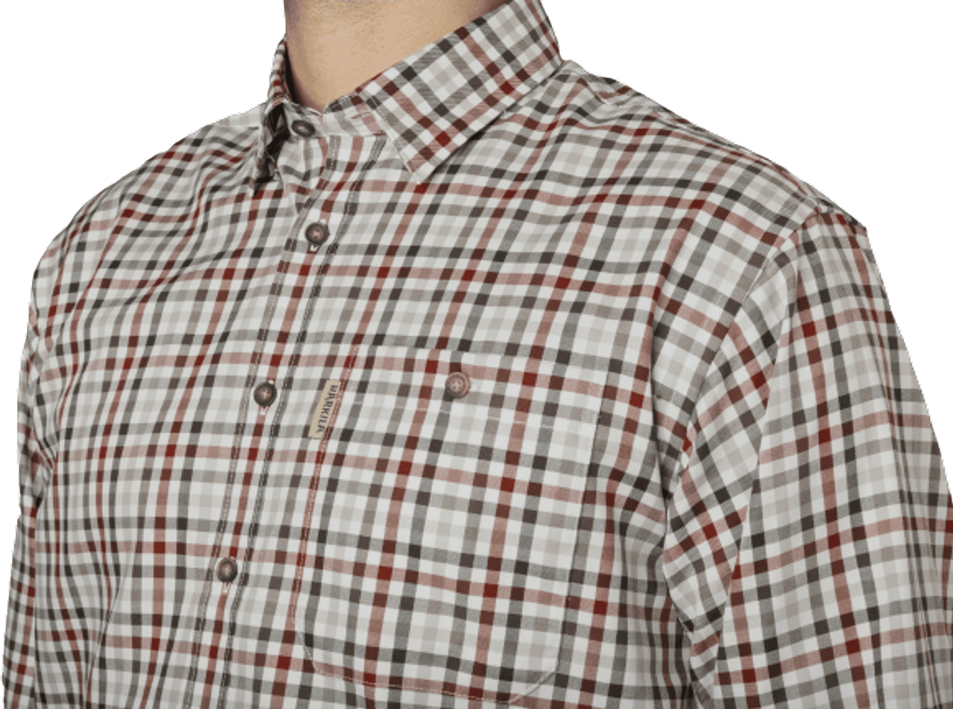 Milford Shirt Bloodstone Red/White, view: 4