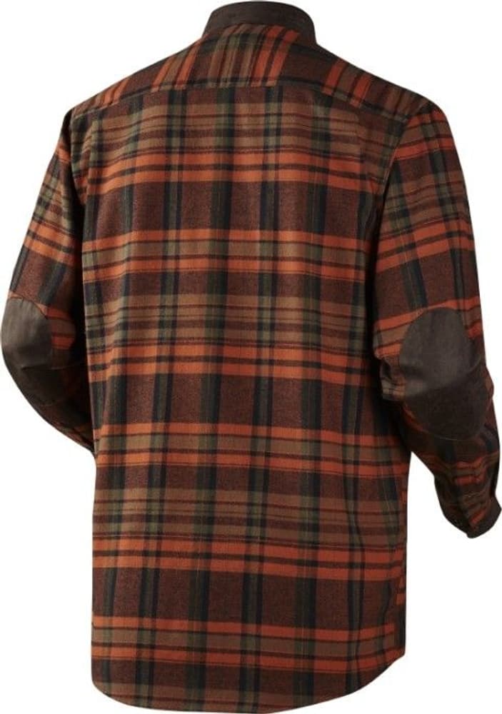 Pajala Skjorte Burnt/Orange Check, view: 1