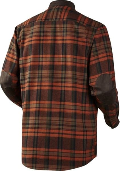 Pajala Skjorte Burnt/Orange Check, view: 1