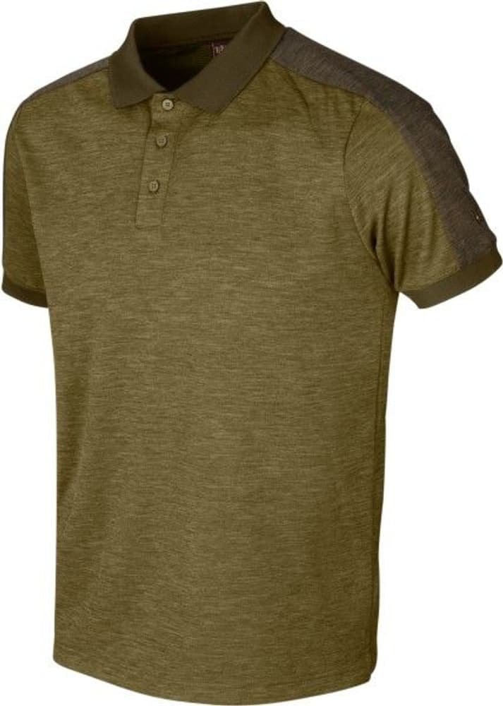 Härkial Tech Polo Shirt Dark Olive/Willow Green, view: 0