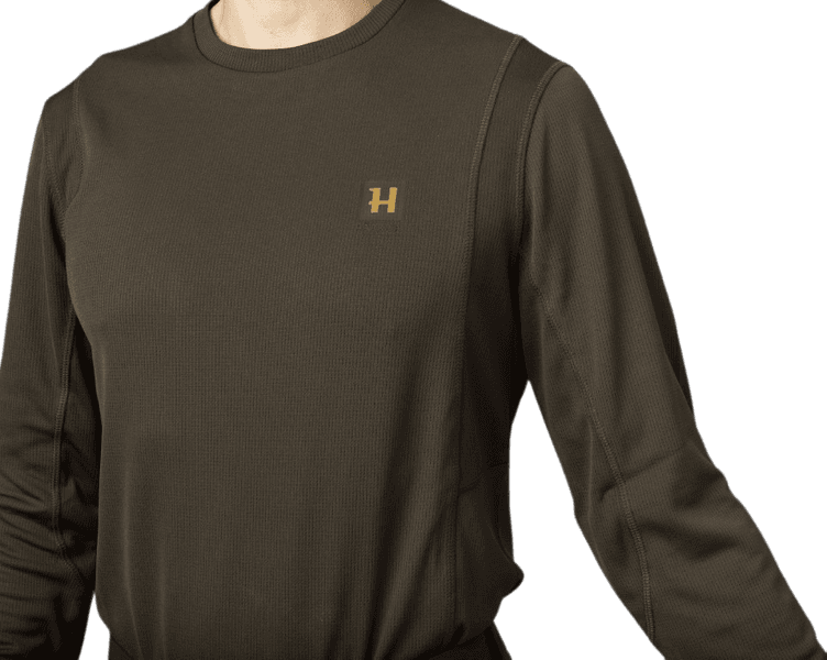 Hunter L/S T-Shirt Hunting Green/Shadow Brown, view: 2