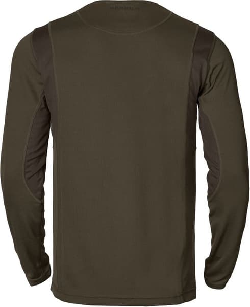 Hunter L/S T-Shirt Hunting Green/Shadow Brown, view: 1