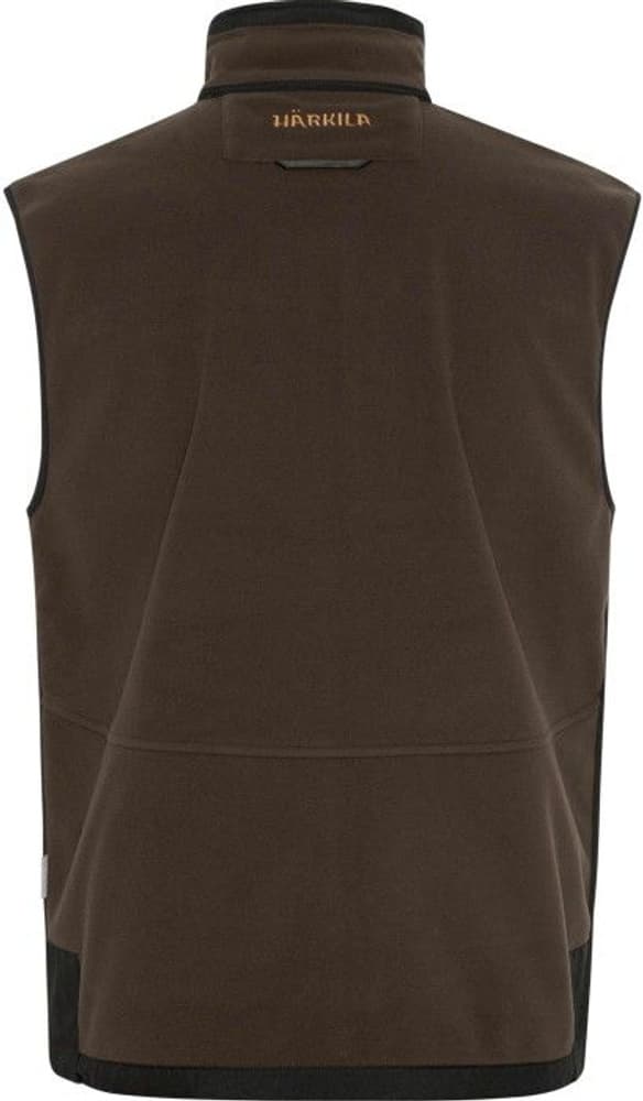 Kamko Fleece Vest Brown/Red, view: 1