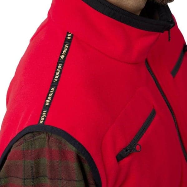 Kamko Fleece Vest Brown/Red, view: 7