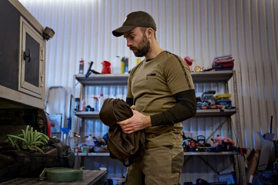 Logo Brand T-Shirt Antique Bronze, view: 4