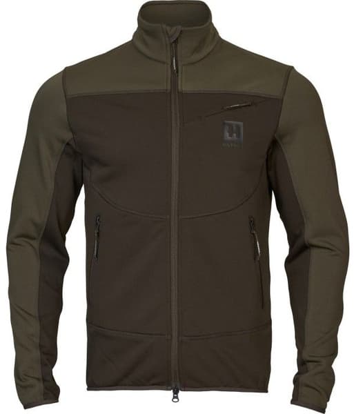 Olaf Fleece Jacket Shadow Brown/Forest Night, view: 0