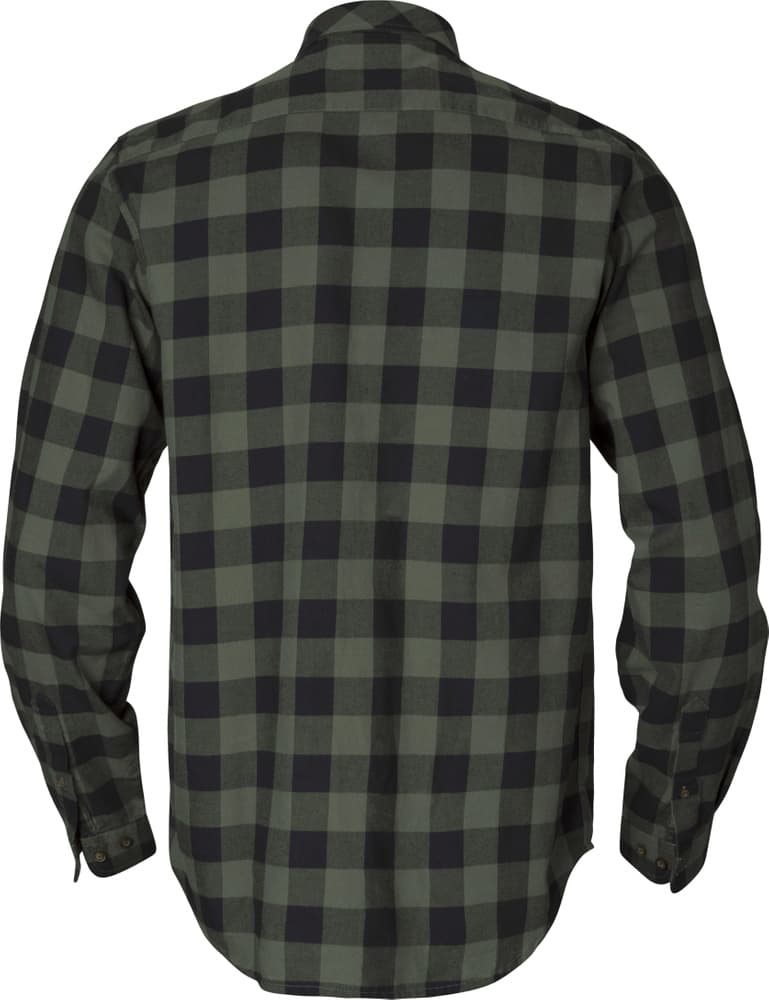 Scandinavian L/S Shirt Green Check, view: 1