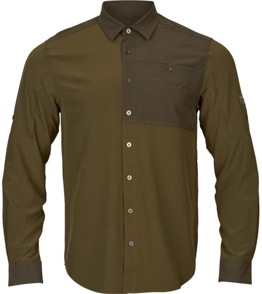 Logmar weight L/S Shirt Dark Olive/Willow Green, view: 0