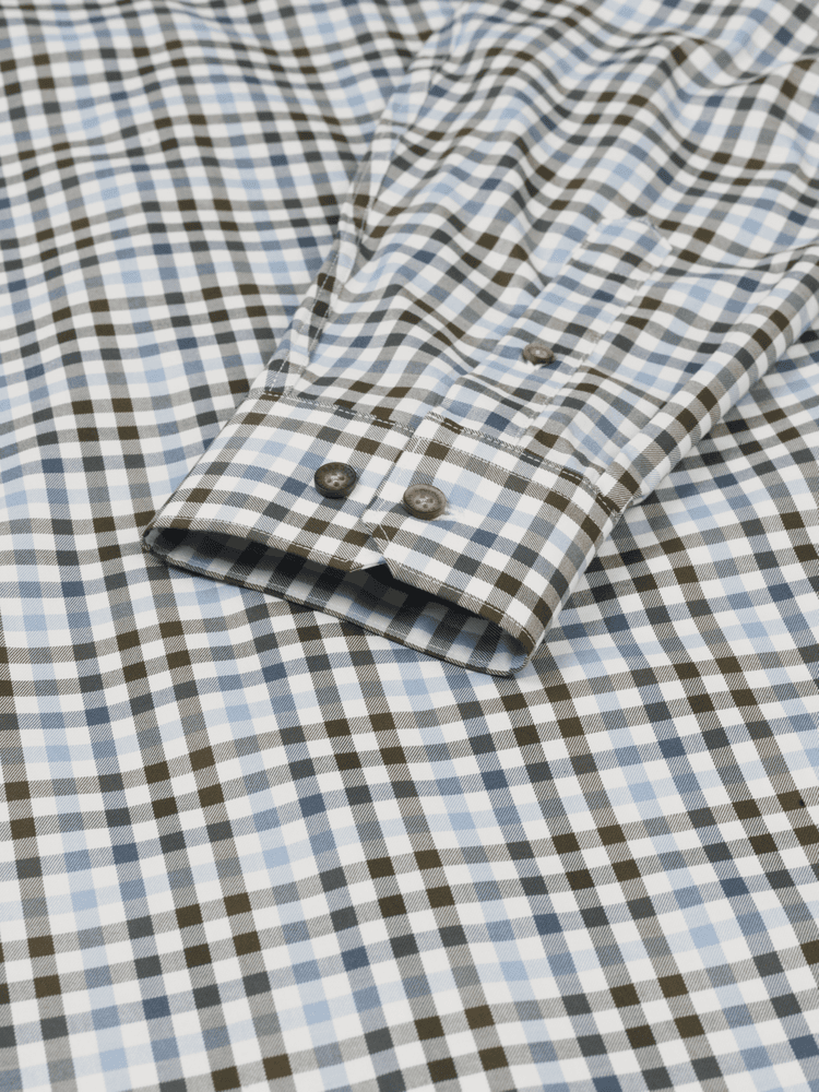 Milford Shirt Heritage Blue Check, view: 2