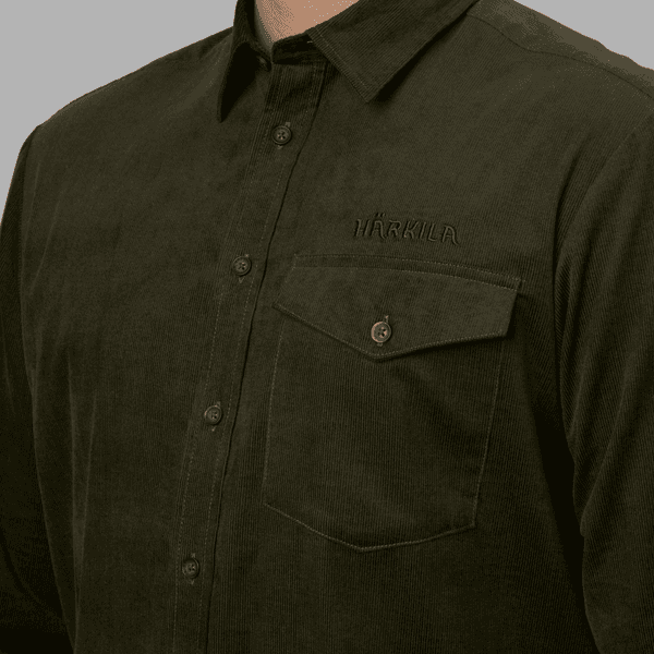 Kaldfjord Sammet Skjorte Willow Green, view: 4
