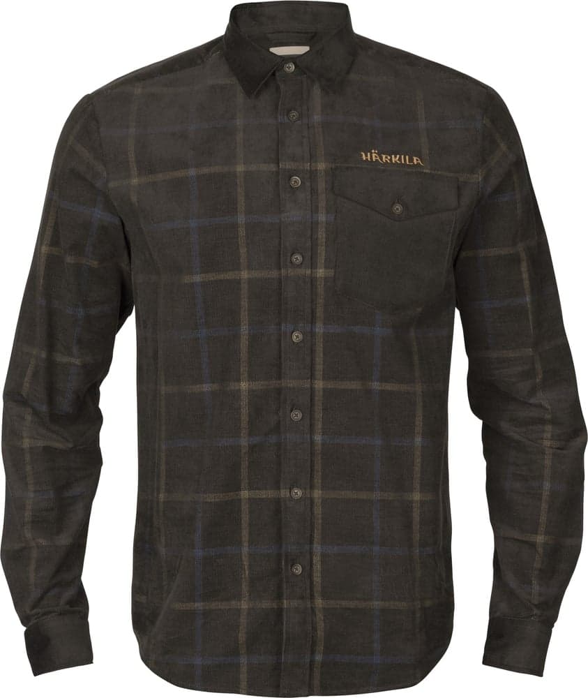 Kaldfjord Corduroy Shirt Shadow Brown, view: 0