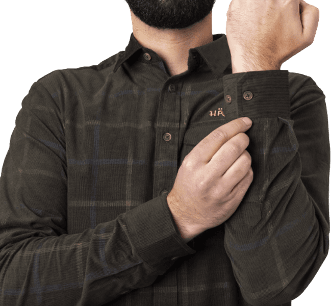 Kaldfjord Corduroy Shirt Shadow Brown, view: 2