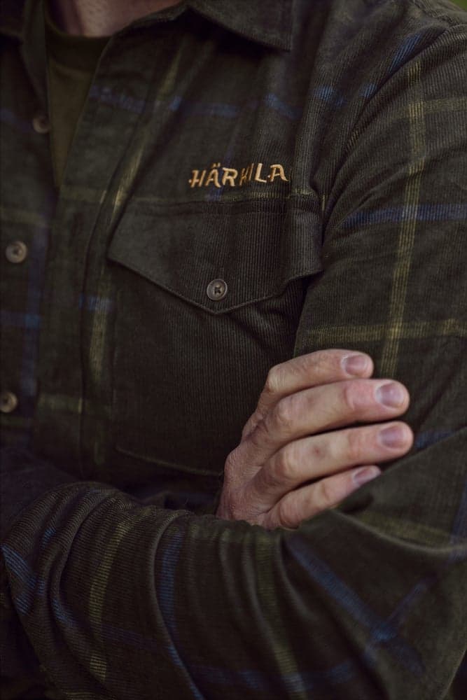 Kaldfjord Corduroy Shirt Shadow Brown, view: 3