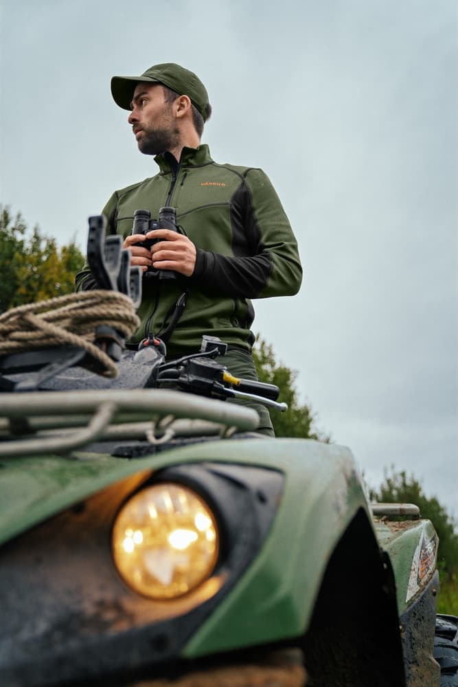 Scandinavian Fleece Jacket Green/Black, view: 6