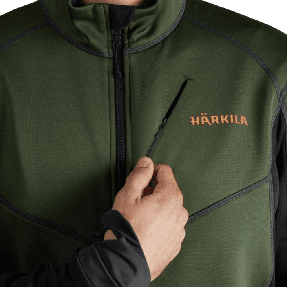 Scandinavian Fleece Jacket Green/Black, view: 2