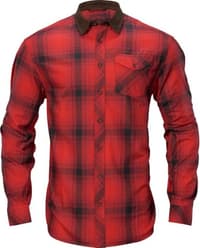 M's Driven Hunt Flannel Shirt Red/Black Check - view: 0
