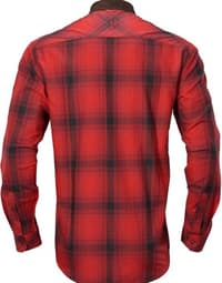 M's Driven Hunt Flannel Shirt Red/Black Check - view: 1