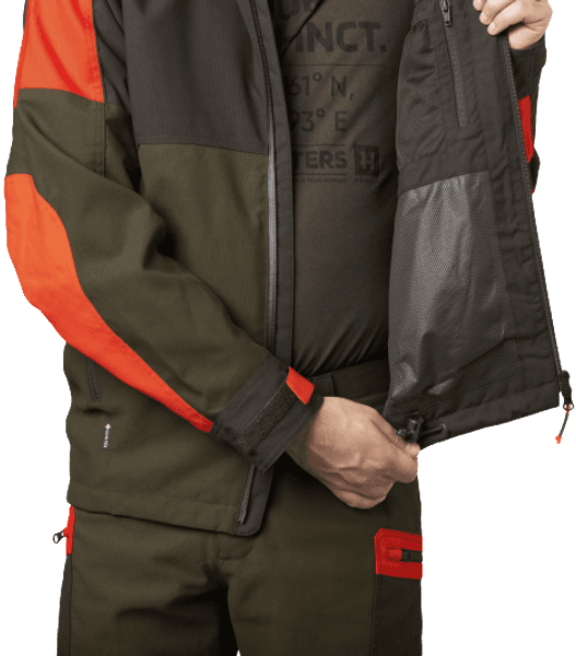 Pro Hunter Dog Keeper GTX Jacket Willow Green/Orange, view: 3